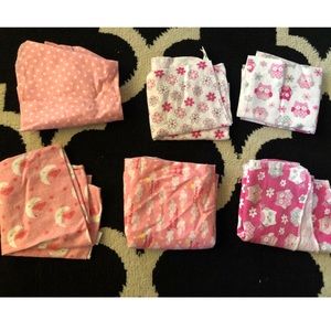 6 receiving blankets